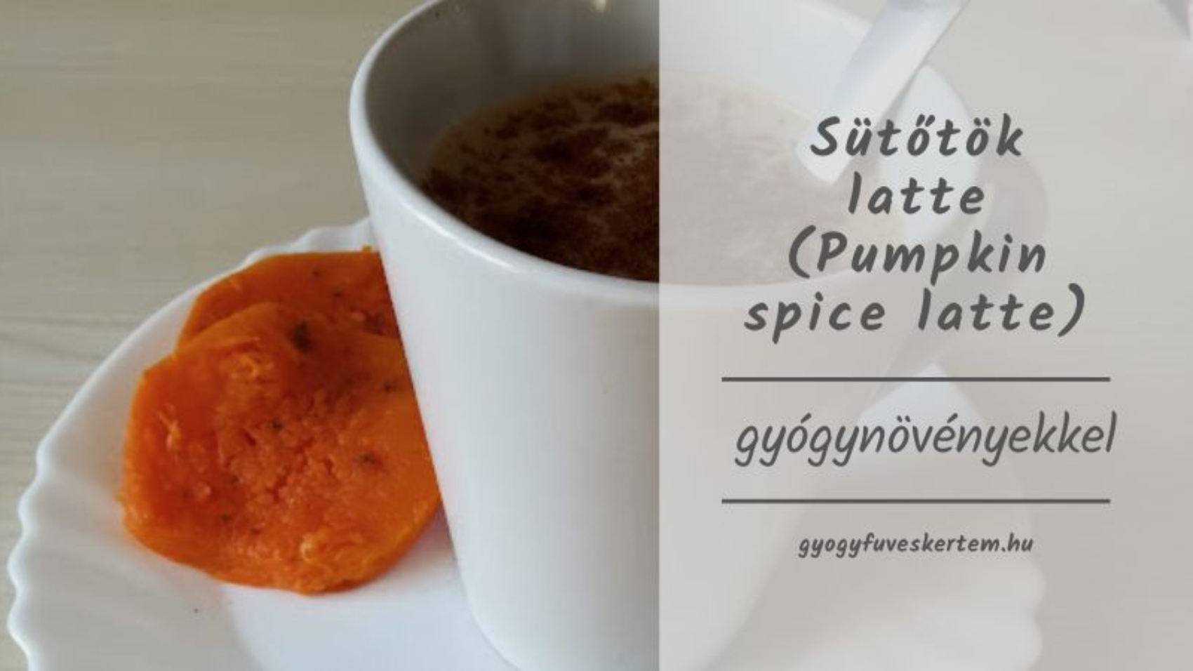 Sütőtökfűszeres latte gyógynövényekkel – pumpkin spice latte másképp